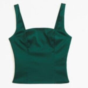 Abercrombie Women's Satin Sculpt Mini Skort and Satin Sculpt Squareneck Set Top